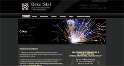 Desktop Screenshot of dekorstal.pl