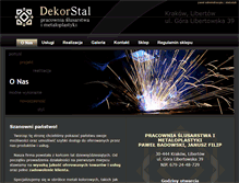 Tablet Screenshot of dekorstal.pl